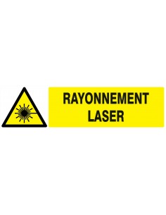 Panneau DANGER RAYONNEMENT LASER NORMA Taliaplast 620316