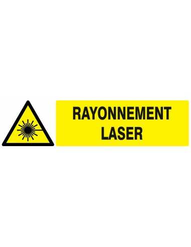 Panneau DANGER RAYONNEMENT LASER NORMA Taliaplast 620316