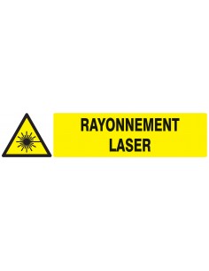 Panneau DANGER RAYONNEMENT LASER NORMA Taliaplast 625316