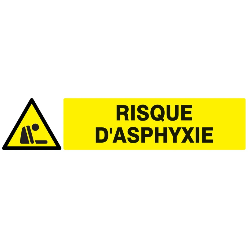Panneau DANGER RISQUE D'ASPHYXIE NORMA Taliaplast 625329 | 625329 Panneau DANGER RISQUE D'ASPHYXIE NORMA Taliaplast 625329 | 625329