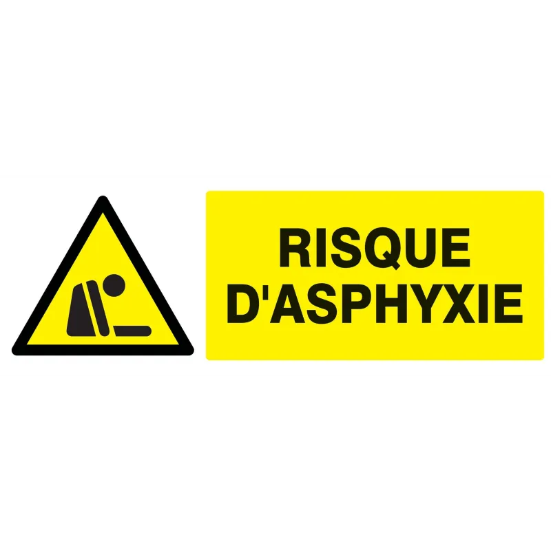 Panneau DANGER RISQUE D'ASPHYXIE NORMA Taliaplast 626329 | 626329 Panneau DANGER RISQUE D'ASPHYXIE NORMA Taliaplast 626329 | 626329