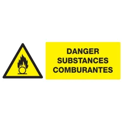 Panneau DANGER SUBSTANCES COMBURANTES Taliaplast 626313 | 626313