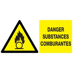 Panneau DANGER SUBSTANCES COMBURANTES Taliaplast 621313 | 621313