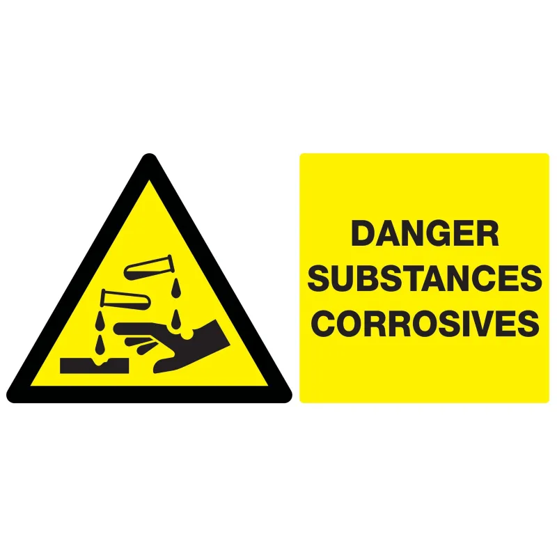 Panneau DANGER SUBSTANCES CORROSIVES N Taliaplast 621309 | 621309 Panneau DANGER SUBSTANCES CORROSIVES N Taliaplast 621309 | 621309