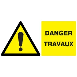 Panneau DANGER TRAVAUX 330X200 NORMASI Taliaplast 621322 | 621322