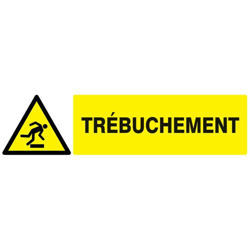 Panneau DANGER TREBUCHEMENT 200X52 NOR Taliaplast 620328 | 620328