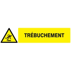 Panneau DANGER TREBUCHEMENT 330X75 NOR Taliaplast 625328 | 625328
