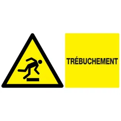 Panneau DANGER TREBUCHEMENT 330X200 NO Taliaplast 621328 | 621328