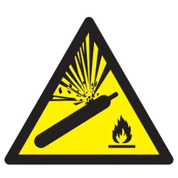 Panneau DANGER BOUTEILLE PRESSURISEE N Taliaplast 629368 | 629368
