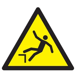 Panneau DANGER CHUTE AVEC DENIVELLAT. Taliaplast 629302 | 629302