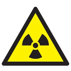 Panneau DANGER MATIERES RADIOACTIVES O Taliaplast 629310 | 629310