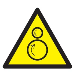 Panneau DANGER ROULEAUX CONTRAROTATIFS Taliaplast 629906 | 629906