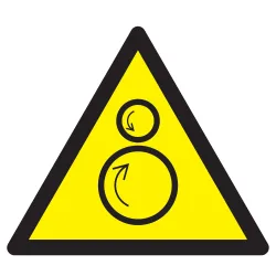 Panneau DANGER ROULEAUX CONTRAROTATIFS Taliaplast 629358 | 629358