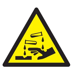 Panneau DANGER SUBSTANCES CORROSIVES N Taliaplast 629940 | 629940