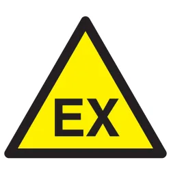 Panneau DANGER ATMOSP EXPLOSIVE NORMAS Taliaplast 629327 | 629327