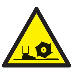 Panneau DANGER BROCHE DE FRAISAGE NORM Taliaplast 629356 | 629356