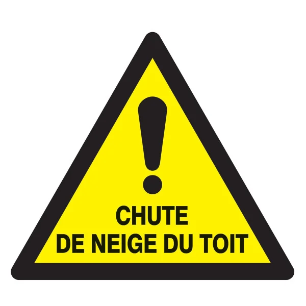Panneau DANGER CHUTE NEIGE DU TOIT NOR Taliaplast 629956 | 629956 Panneau DANGER CHUTE NEIGE DU TOIT NOR Taliaplast 629956 | 629956
