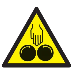 Panneau DANGER ECRASEM SOUS CYLINDRE N Taliaplast 629359 | 629359