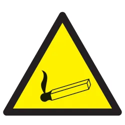 Panneau DANGER FLAMME NUE MAT.INFLAM. Taliaplast 629339 | 629339