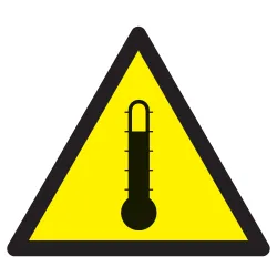 Panneau DANGER HAUTE TEMPERATURE NORMA Taliaplast 629341 | 629341