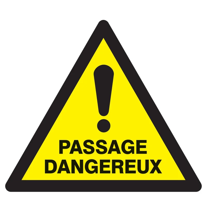 Panneau DANGER PASSAGE DANGEREUX NORMA Taliaplast 629326 | 629326 Panneau DANGER PASSAGE DANGEREUX NORMA Taliaplast 629326 | 629326