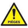 Panneau DANGER PIEGES NORMASIGN 300X30 Taliaplast 629329 | 629329