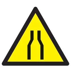 Panneau DANGER RETRECISSEMENT NORMASIG Taliaplast 629351 | 629351