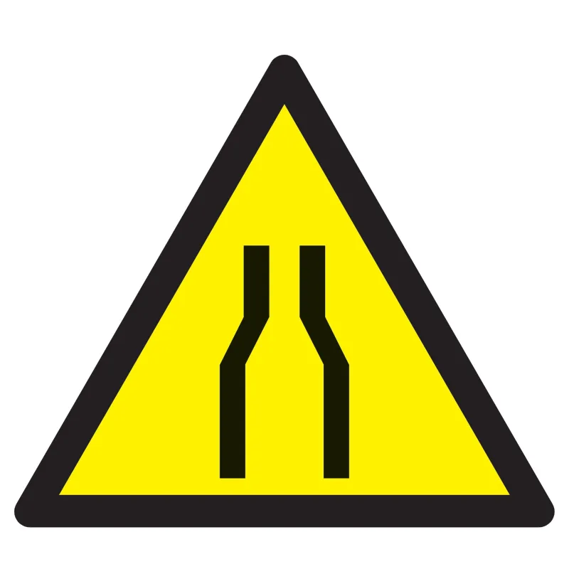 Panneau DANGER RETRECISSEMENT NORMASIG Taliaplast 629351 | 629351