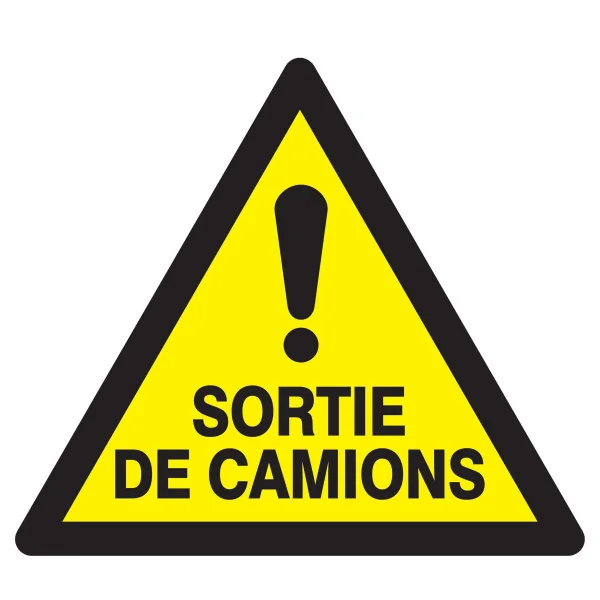 Panneau DANGER SORTIE DE CAMIONS NORMA Taliaplast 629301 | 629301 Panneau DANGER SORTIE DE CAMIONS NORMA Taliaplast 629301 | 629301