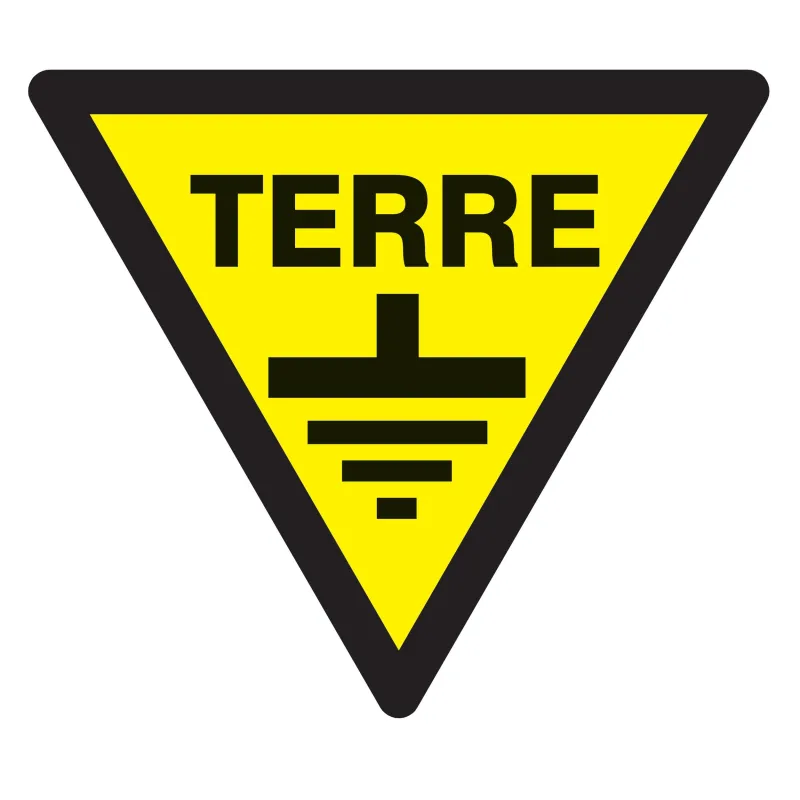 Panneau DANGER TERRE NORMASIGN 100X100 Taliaplast 629953 | 629953 Panneau DANGER TERRE NORMASIGN 100X100 Taliaplast 629953 | 629953
