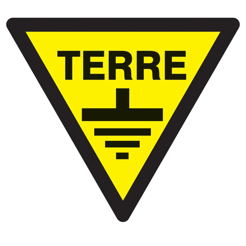 Panneau DANGER TERRE NORMASIGN 300X300 Taliaplast 629324 | 629324 Panneau DANGER TERRE NORMASIGN 300X300 Taliaplast 629324 | 629324
