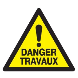 Panneau DANGER TRAVAUX NORMASIGN 100X1 Taliaplast 629962 | 629962