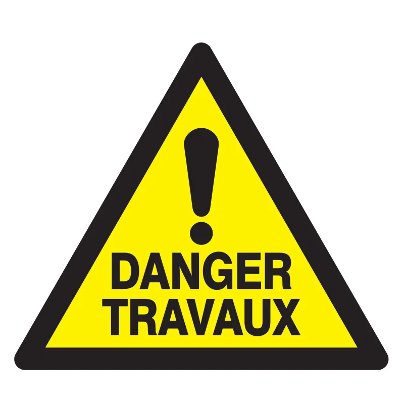 Panneau DANGER TRAVAUX NORMASIGN 100X1 Taliaplast 629962 | 629962