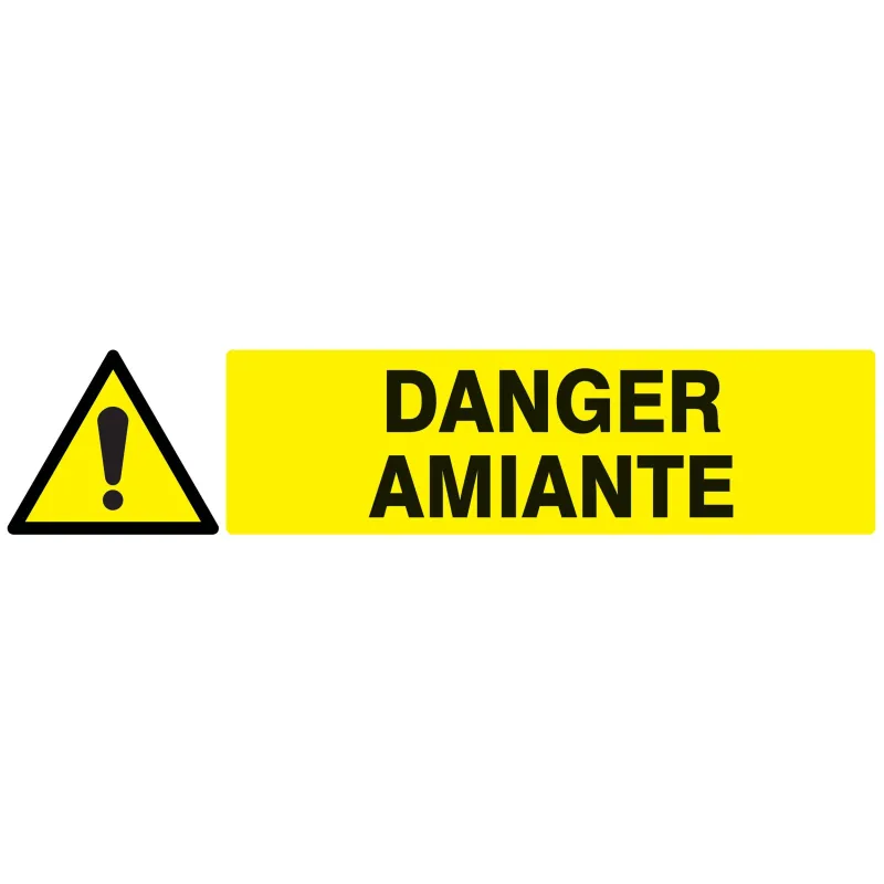 Panneau DANGER AMIANTE NORMASIGN 330X7 Taliaplast 625323 | 625323