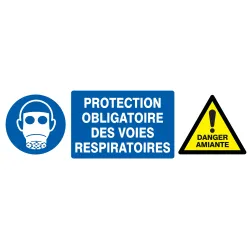 Panneau PROT.VOI RES/ DANGER AMIANTE N Taliaplast 626333 | 626333