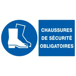 Panneau CHAUSSURES SECURITE OBLIGAT. N Taliaplast 621518 | 621518
