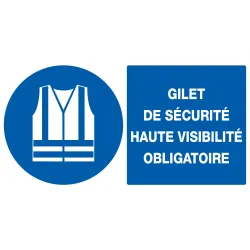 Panneau GILET DE SECURITE HAUTE VISIBI Taliaplast 621513 | 621513