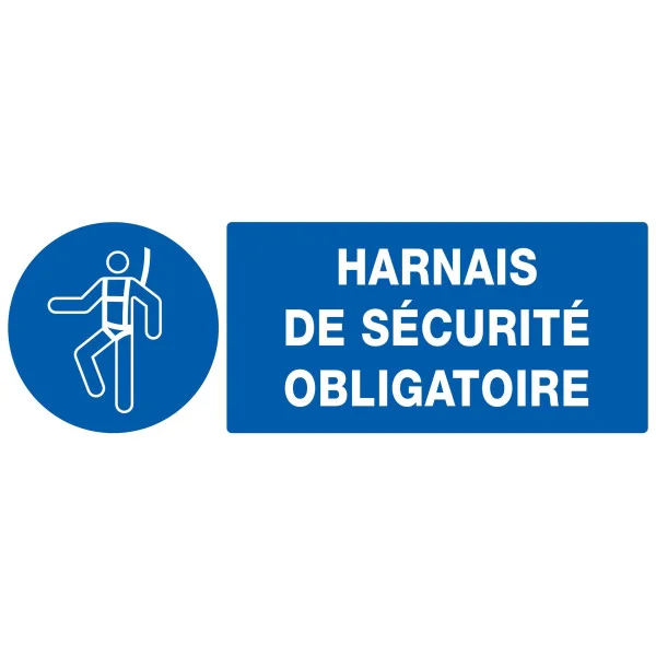 Panneau HARNAIS DE SECURITE OBLIGAT. N Taliaplast 626515 | 626515 Panneau HARNAIS DE SECURITE OBLIGAT. N Taliaplast 626515 | 626515