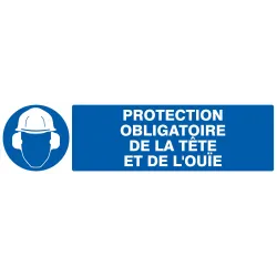 Panneau PROTECTION OBLIGATOIRE TETE ET Taliaplast 620505 | 620505