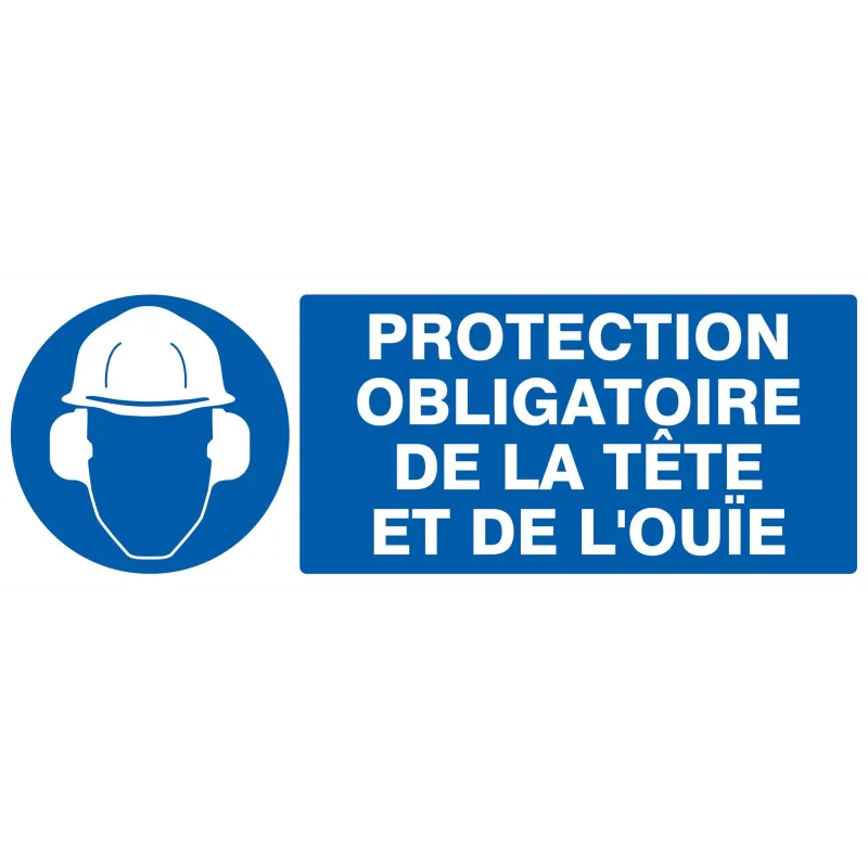 Panneau PROTECTION OBLIGATOIRE TETE ET Taliaplast 626505 | 626505 Panneau PROTECTION OBLIGATOIRE TETE ET Taliaplast 626505 | 626505