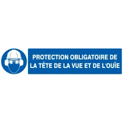 Panneau PROT.OBLIG.TET/VUE/OUIE NORMAS Taliaplast 625501 | 625501