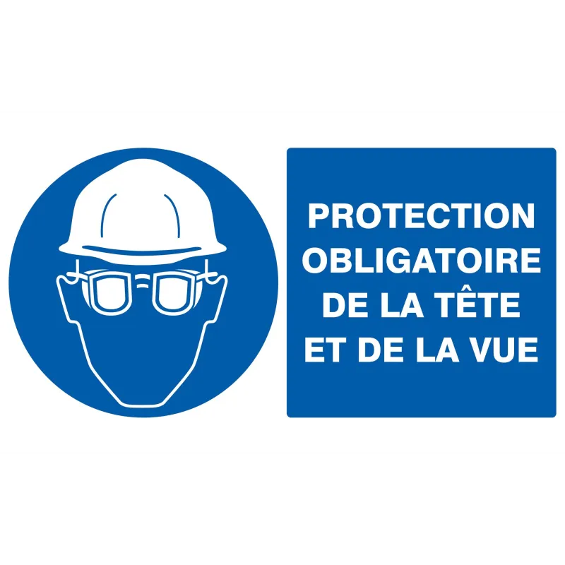 Panneau PROT.OBLIG.TETE ET VUE 330X200 Taliaplast 621504 | 621504 Panneau PROT.OBLIG.TETE ET VUE 330X200 Taliaplast 621504 | 621504