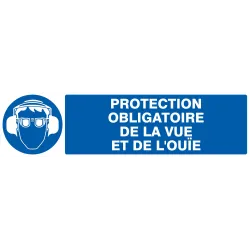 Panneau PROT.OBLIG.VUE OUIE 200x52 NOR Taliaplast 620508 | 620508
