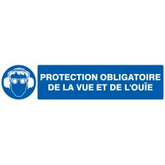 Panneau PROT.OBLIG.VUE ET OUIE NORMASI Taliaplast 625508 | 625508