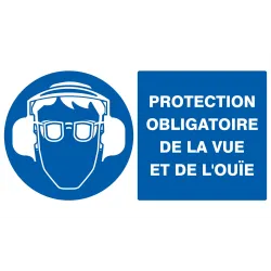 Panneau PROT.OBLIG.VUE OUIE 330X200 NO Taliaplast 621508 | 621508