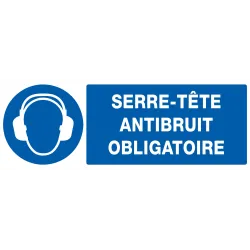 Panneau SERRE-TETE ANTIBRUIT OBLIGAT. Taliaplast 626509 | 626509