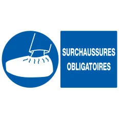 Panneau SURCHAUSSURES OBLIGATOIRES NOR Taliaplast 621522 | 621522