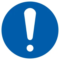 Panneau ! OBLIGATION SIGNAL GENERAL NO Taliaplast 627529 | 627529