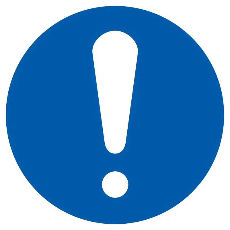 Panneau ! OBLIGATION SIGNAL GENERAL NO Taliaplast 627529 | 627529 Panneau ! OBLIGATION SIGNAL GENERAL NO Taliaplast 627529 | 627529