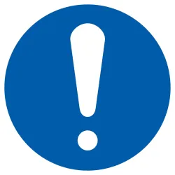 Panneau ! OBLIGATION SIGNAL GENERAL NO Taliaplast 622526 | 622526